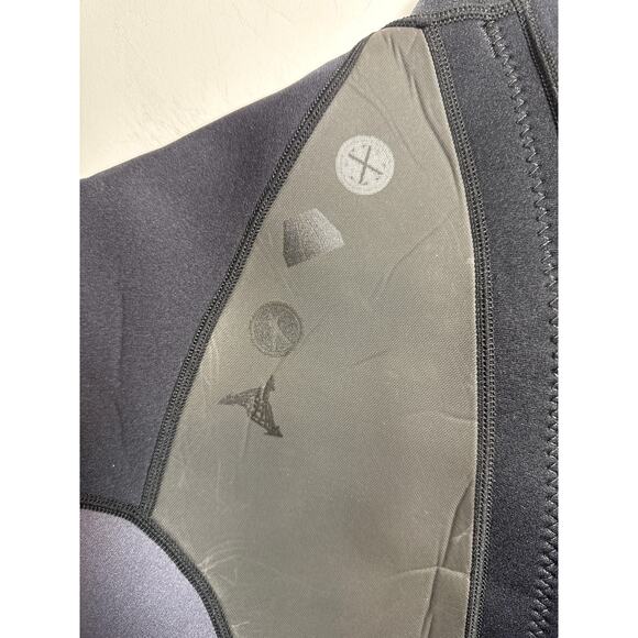 Bodyglove Men's Size Small Grey Black Neoprene One Piece Swimsuit Wetsuit - Picture 11 of 13